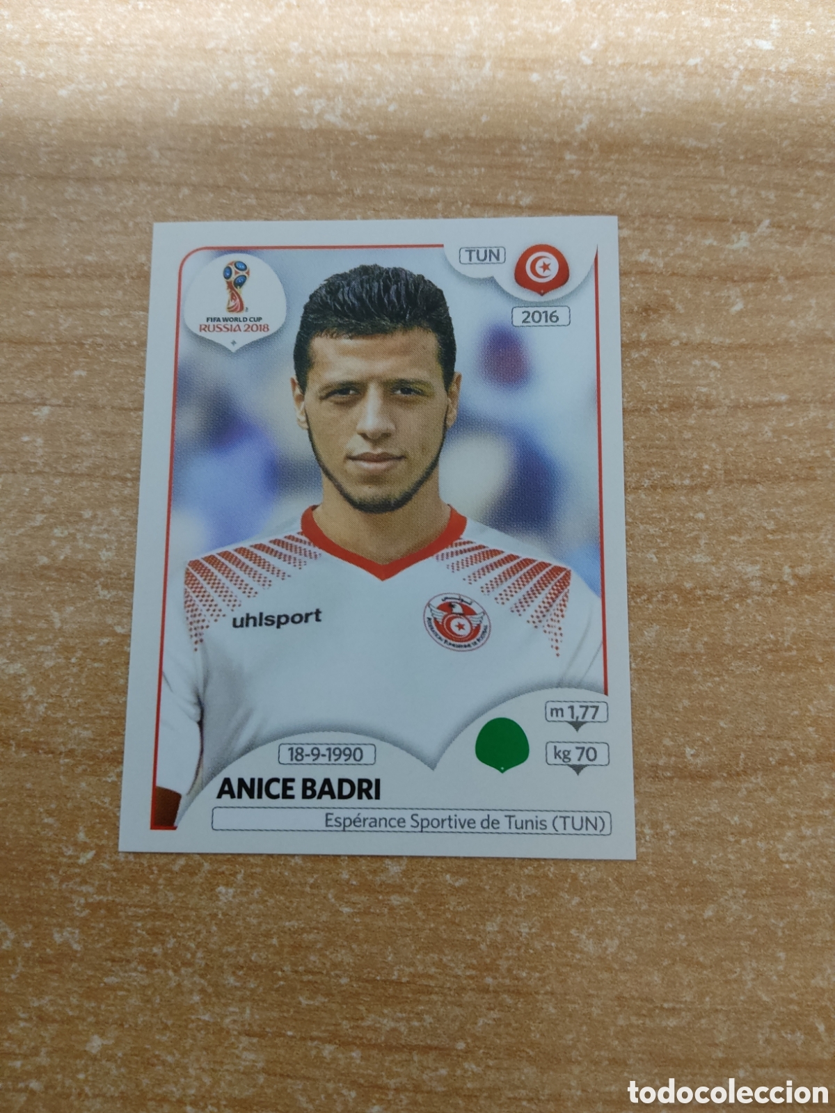 Cromos de f&uacute;tbol: 570 ANICE BADRI TUNEZ MUNDIAL 2018 RUSSIA