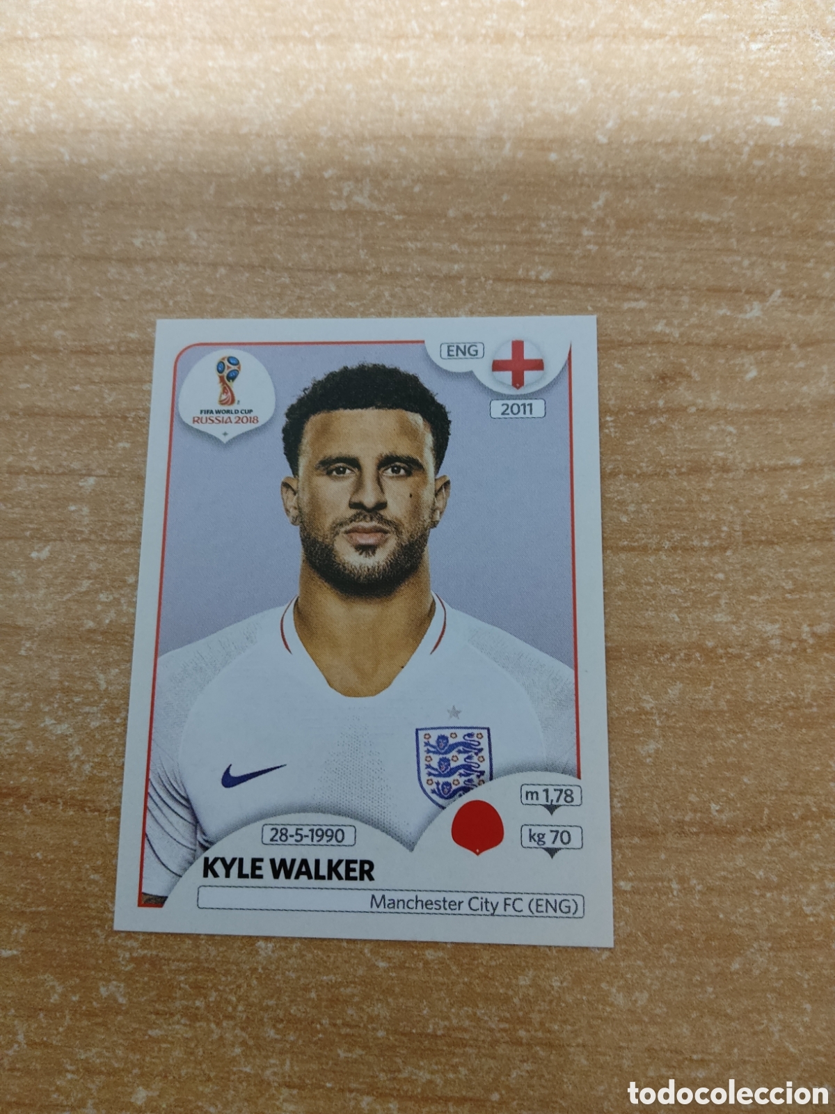 Cromos de f&uacute;tbol: 577 KYLE WALKER INGLATERRA MUNDIAL 2018 RUSSIA