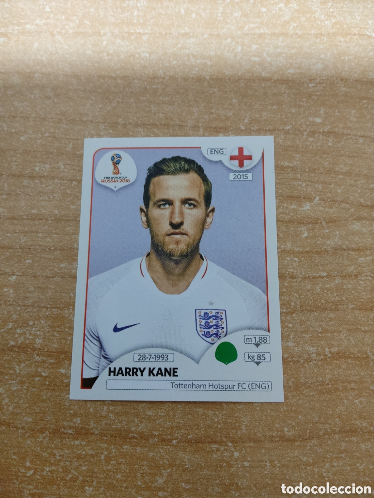Cromos de f&uacute;tbol: 589 HARRY KANE INGLATERRA MUNDIAL 2018 RUSSIA