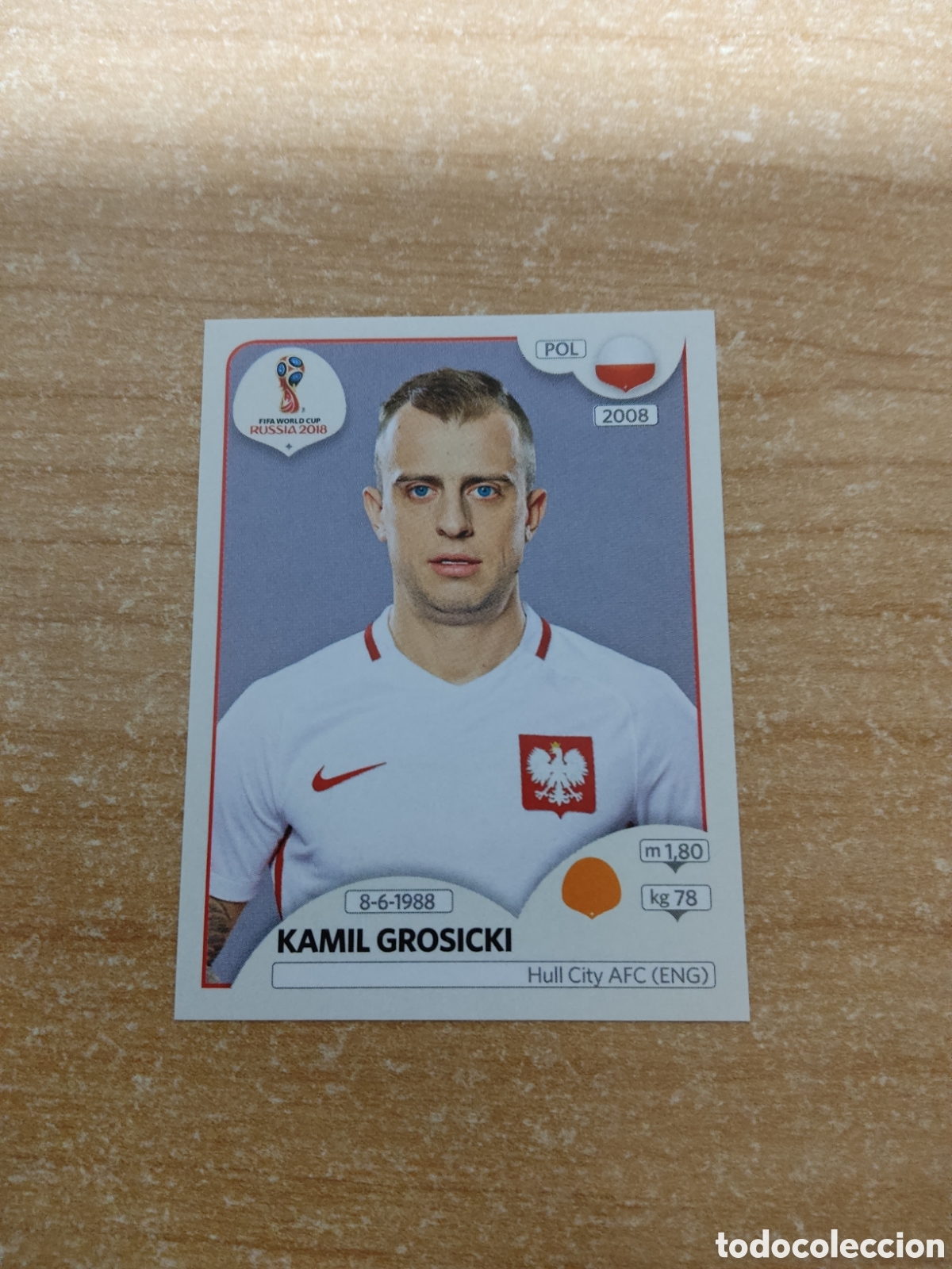 Cromos de f&uacute;tbol: 604 KAMIL GROSICKI POLONIA MUNDIAL 2018 RUSSIA