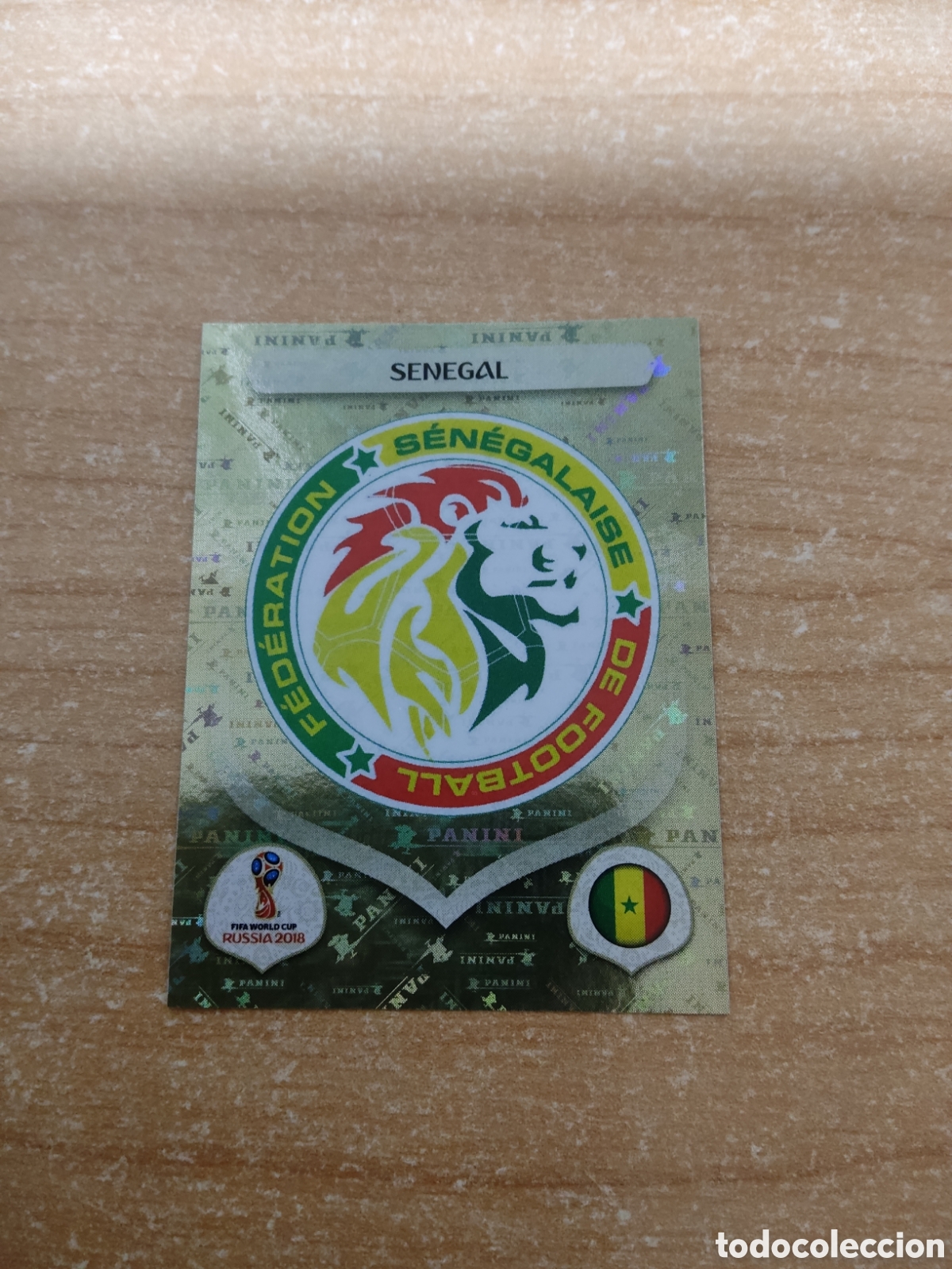 Cromos de f&uacute;tbol: 612 ESCUDO SENEGAL MUNDIAL 2018 RUSSIA
