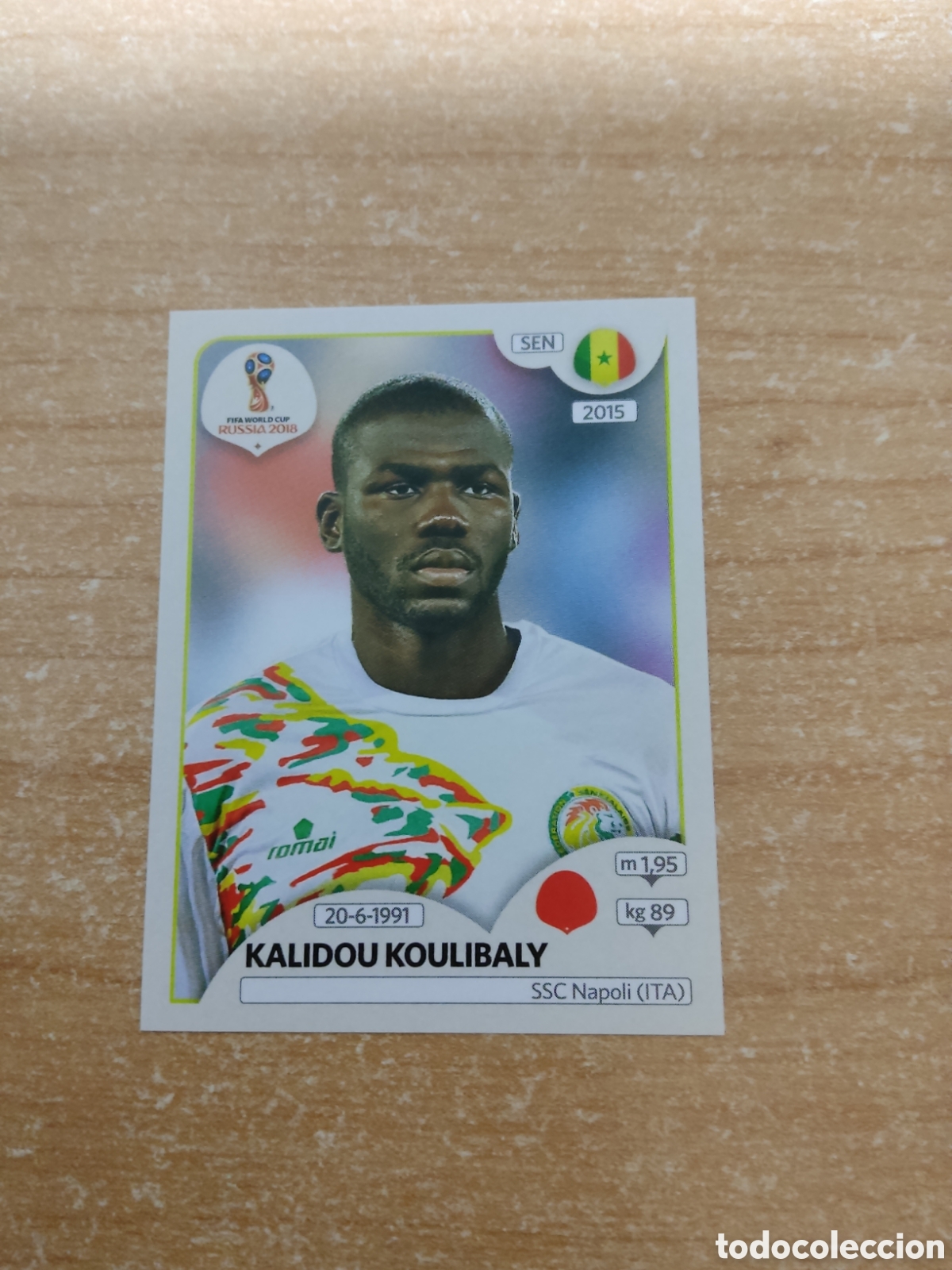 Cromos de f&uacute;tbol: 617 KALIDOU KOULIBALY SENEGAL MUNDIAL 2018 RUSSIA