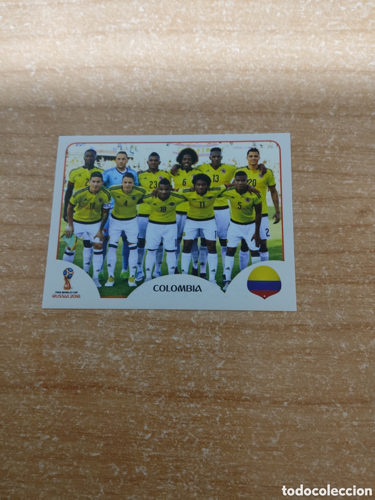 Cromos de f&uacute;tbol: 633 PLANTILLA COLOMBIA MUNDIAL 2018 RUSSIA
