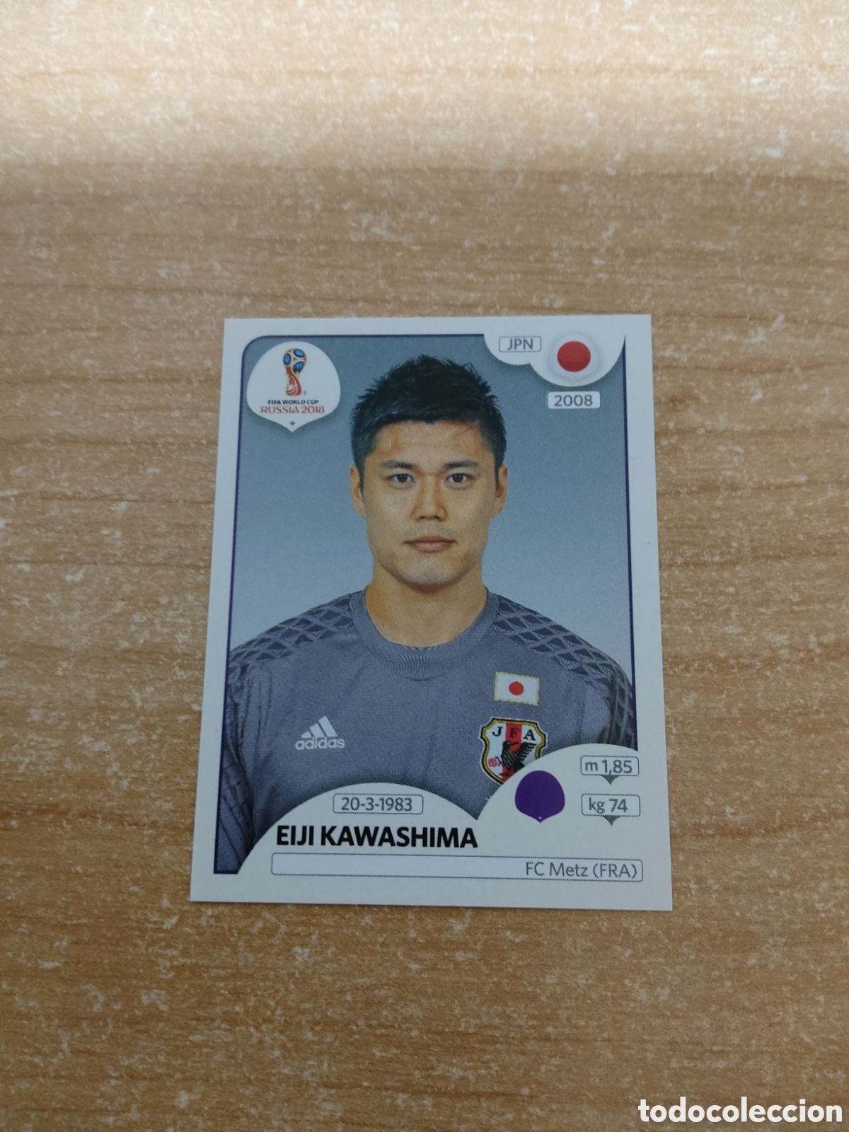 Cromos de f&uacute;tbol: 654 EIJI KAWASHIMA JAPON MUNDIAL 2018 RUSSIA
