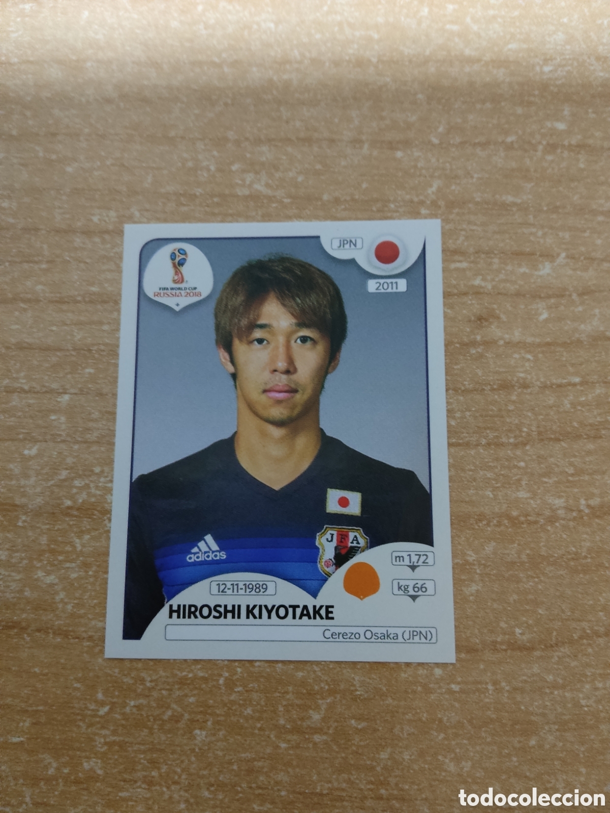 Cromos de f&uacute;tbol: 665 HIROSHI KIYOTAKE JAPON MUNDIAL 2018 RUSSIA