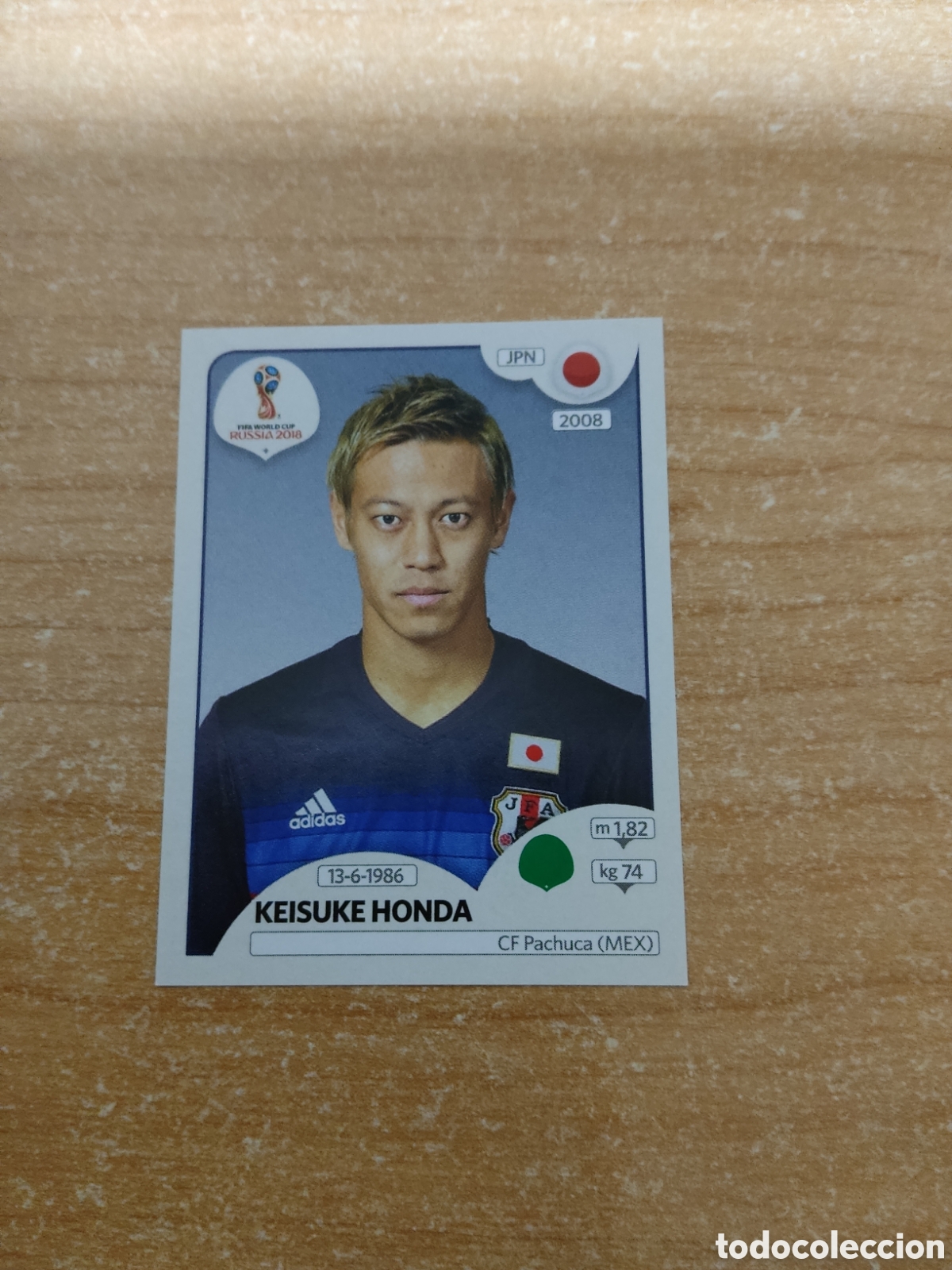 Cromos de f&uacute;tbol: 666 KEISUKE HONDA JAPON MUNDIAL 2018 RUSSIA