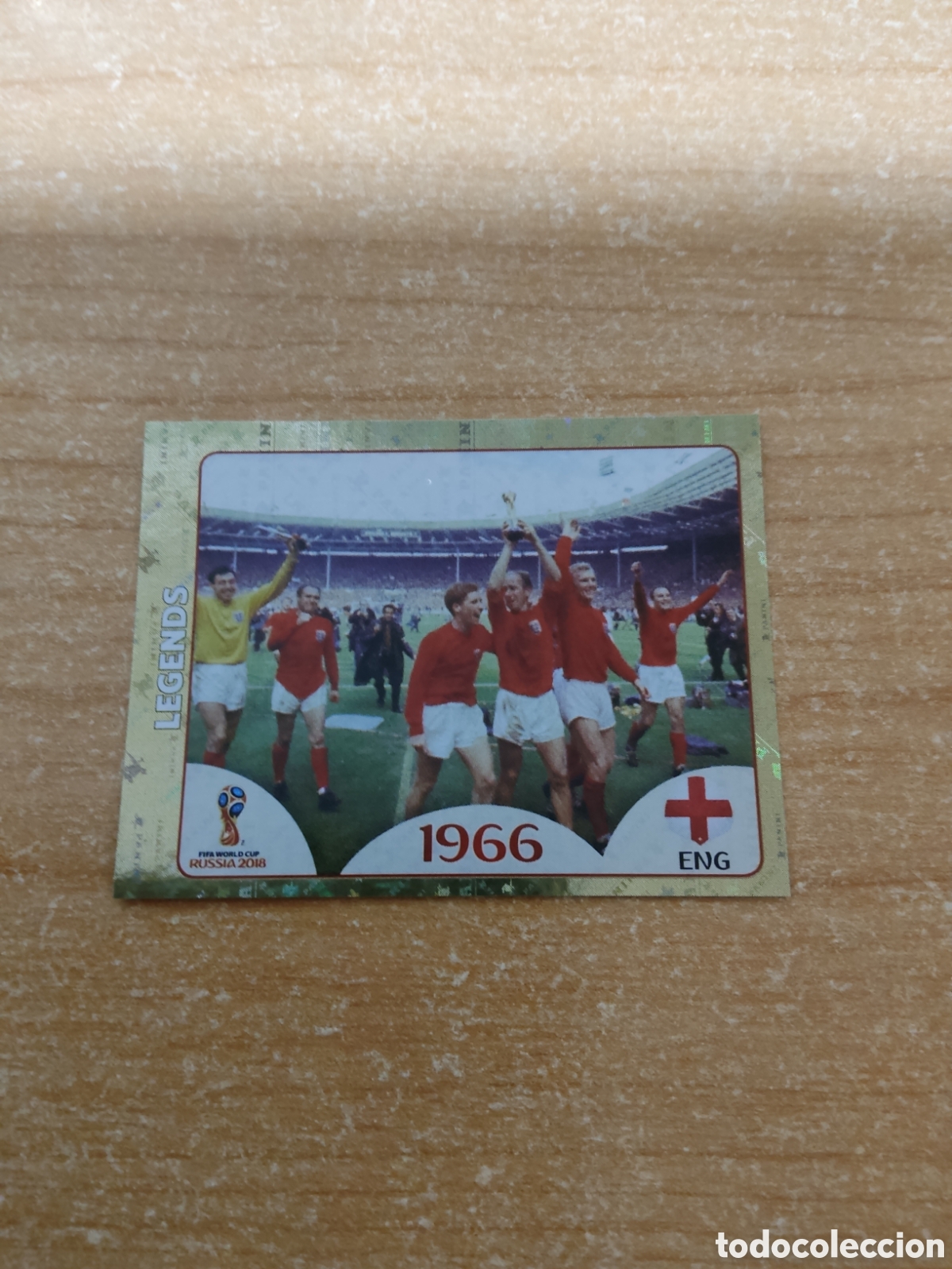 Cromos de f&uacute;tbol: 677 INGLATERRA 1966 LEYENDAS MUNDIAL 2018 RUSSIA