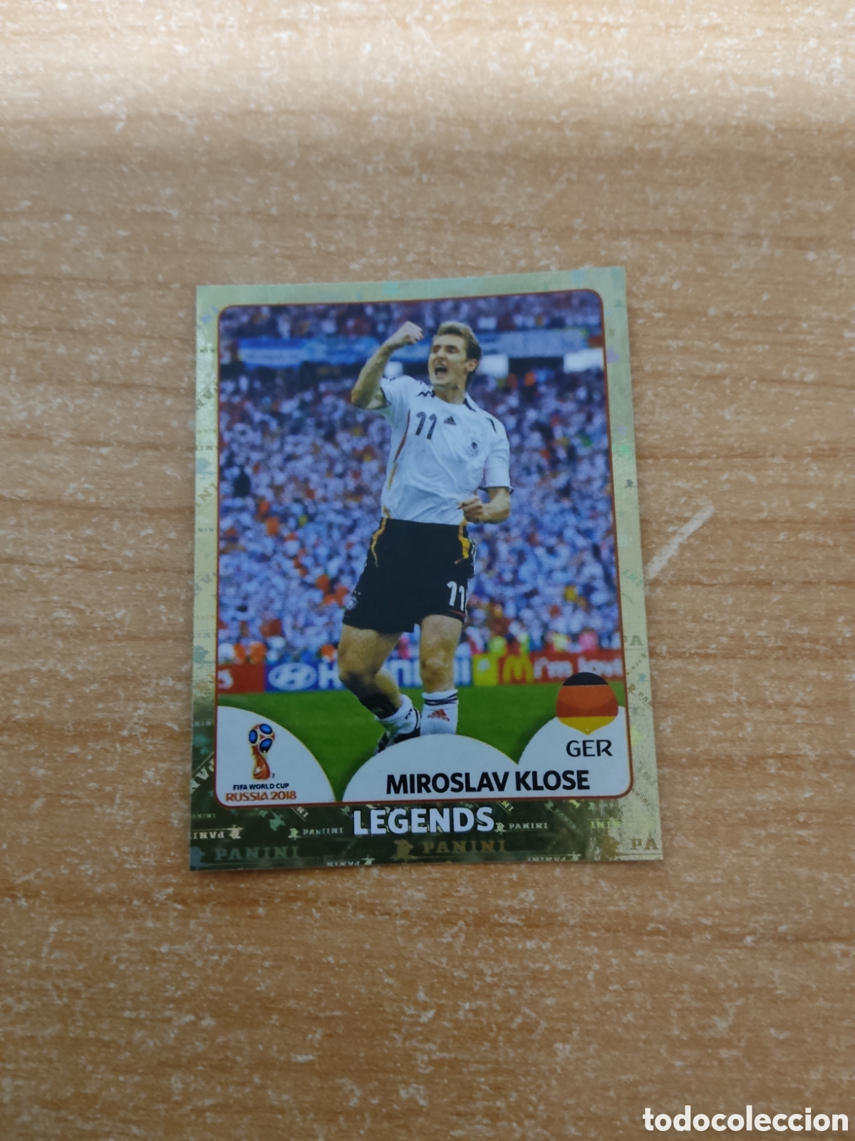 Cromos de f&uacute;tbol: 681 MIROSLAV KLOSE ALEMANIA LEYENDA MUNDIAL 2018 RUSSIA