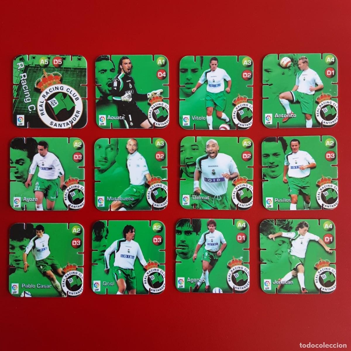 Cromos de f&uacute;tbol: EQUIPO COMPLETO RACING SANTANDER LIGA 2005 2006 05 06 SHOTS