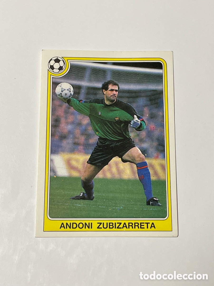 Cromos de f&uacute;tbol: Andoni Zubizarreta F. C. Barcelona Panini 92/93 #53