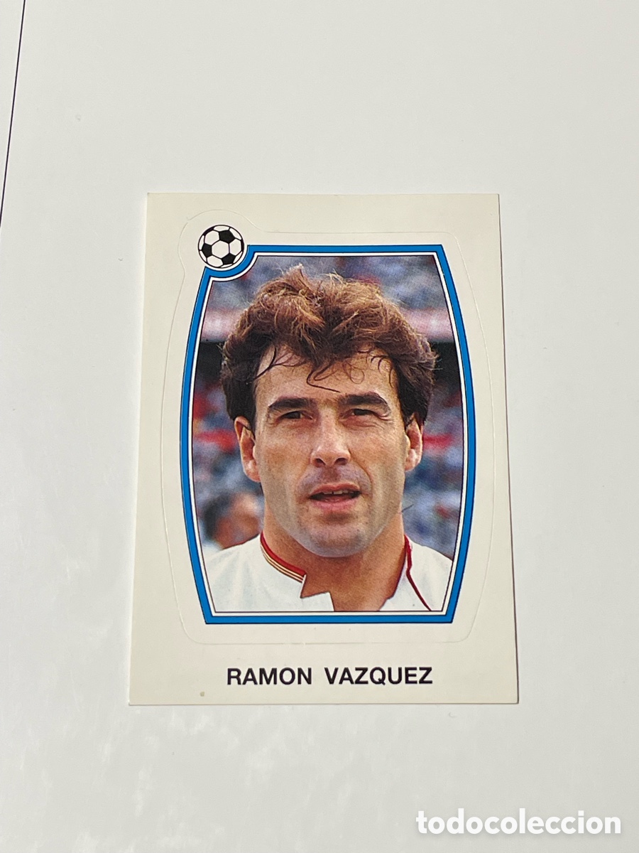Cromos de f&uacute;tbol: Ram&oacute;n V&aacute;zquez Sevilla Panini 92/93 #129
