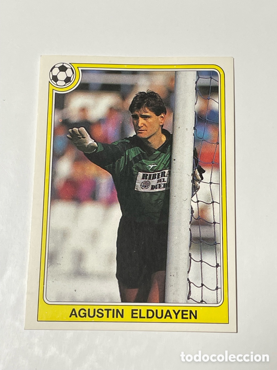 Cromos de f&uacute;tbol: Agust&iacute;n Elduayen Burgos Panini 92/93 #45
