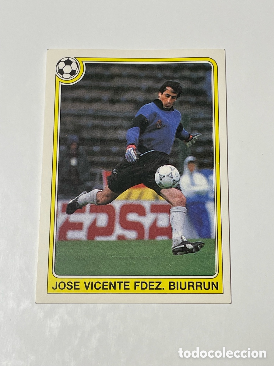 Cromos de f&uacute;tbol: Jos&eacute; Vicente Biurrun Espanyol Panini 92/93 #43