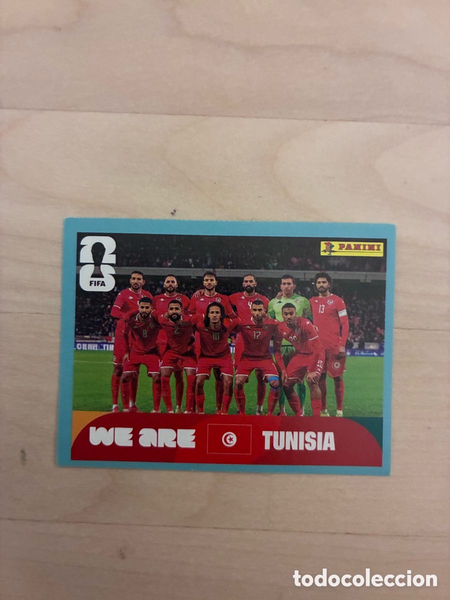 Cromos de f&uacute;tbol: Cromo Mundial 2026 TUN 13