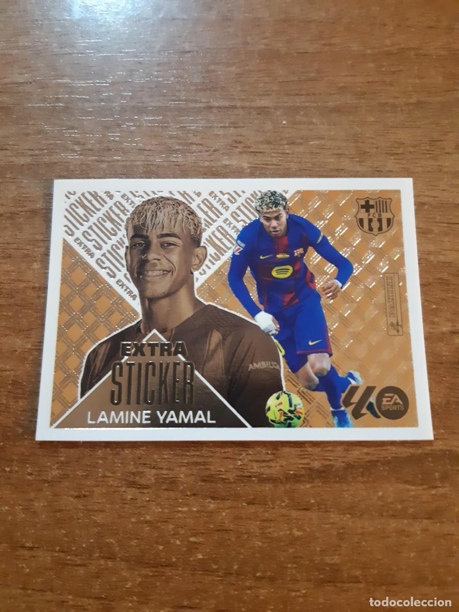 Cromos de f&uacute;tbol: LAMINE YAMAL BARCELONA EXTRA STICKER BRONCE LIGA ESTE 26-27 PANINI 2026 2027. NUEVO
