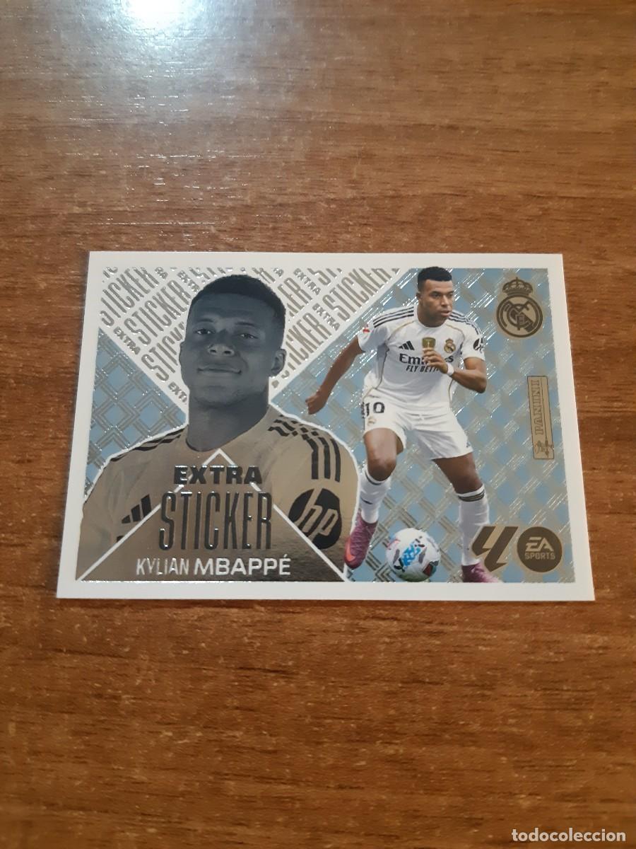 Cromos de f&uacute;tbol: MBAPP&Eacute; REAL MADRID EXTRA STICKER PLATA LIGA 26-27 ESTE 2026 2027 PANINI. NUEVO