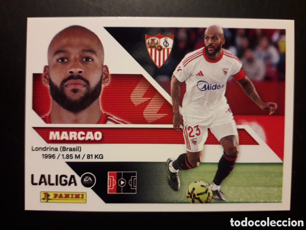 Cromos de f&uacute;tbol: MARCAO SEVILLA N&deg; 9B ED ESTE 2026 2027 26 27 SIN PEGAR PEDIDO M&Iacute;NIMO 3&euro;