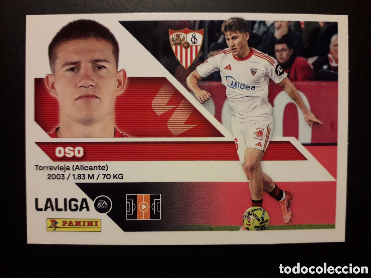 Cromos de f&uacute;tbol: OSO SEVILLA N&deg; 11 ED ESTE 2026 2027 26 27 SIN PEGAR PEDIDO M&Iacute;NIMO 3&euro;