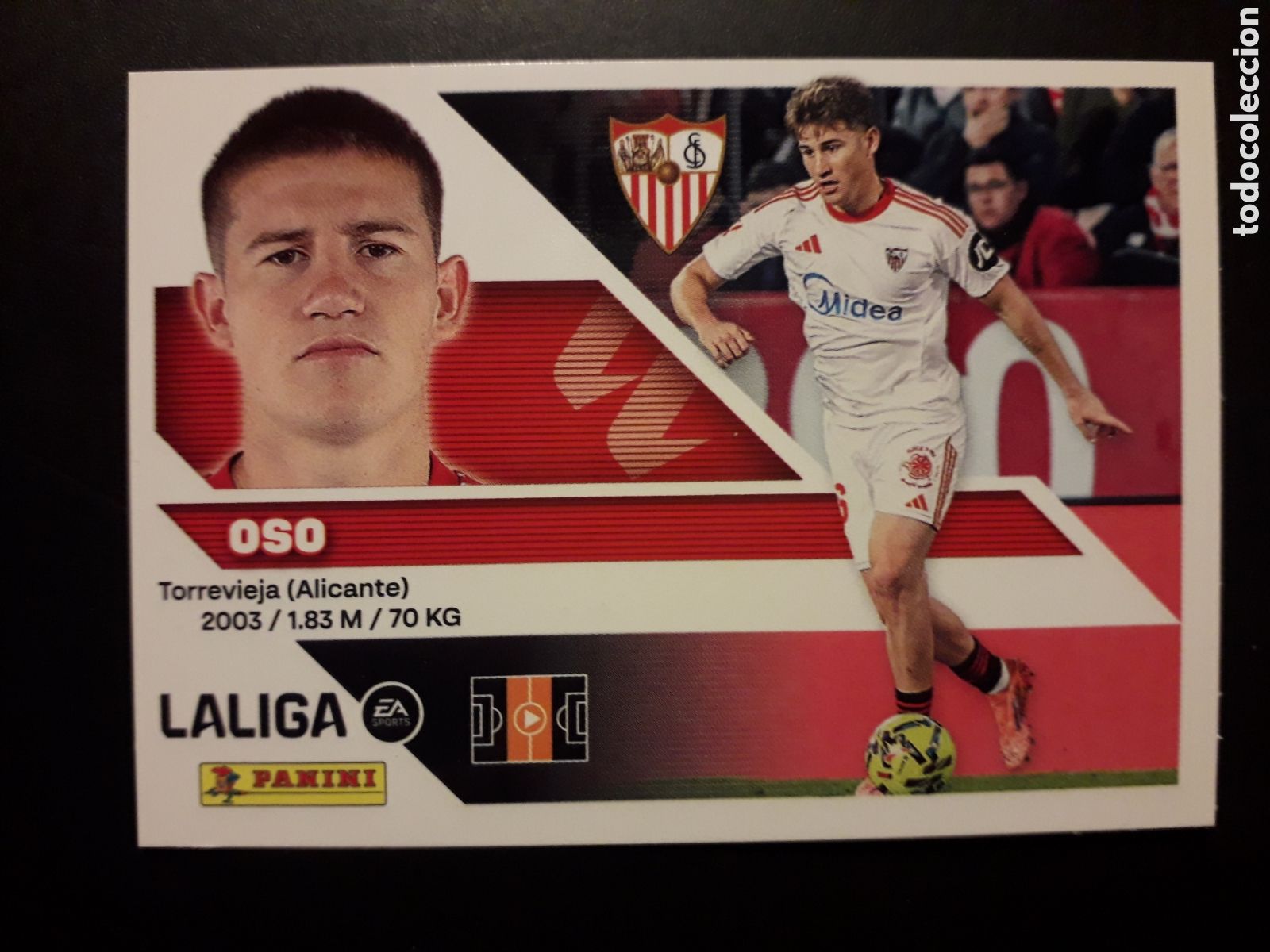 Cromos de f&uacute;tbol: OSO SEVILLA N&deg; 11 ED ESTE 2026 2027 26 27 SIN PEGAR PEDIDO M&Iacute;NIMO 3&euro;