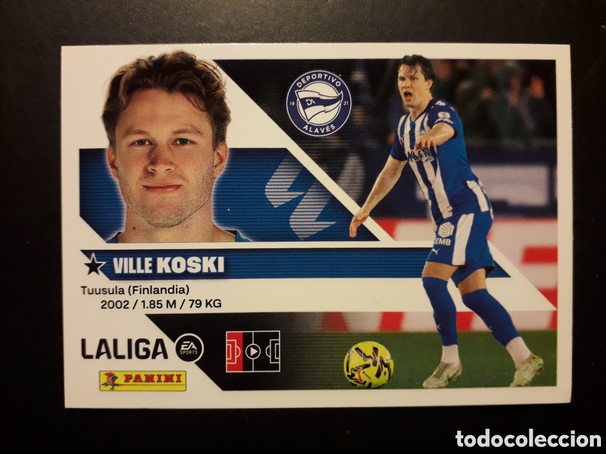 Cromos de f&uacute;tbol: KOSKI ALAV&Eacute;S N&deg; 6 ED ESTE 2026 2027 26 27 SIN PEGAR PEDIDO M&Iacute;NIMO 3&euro;