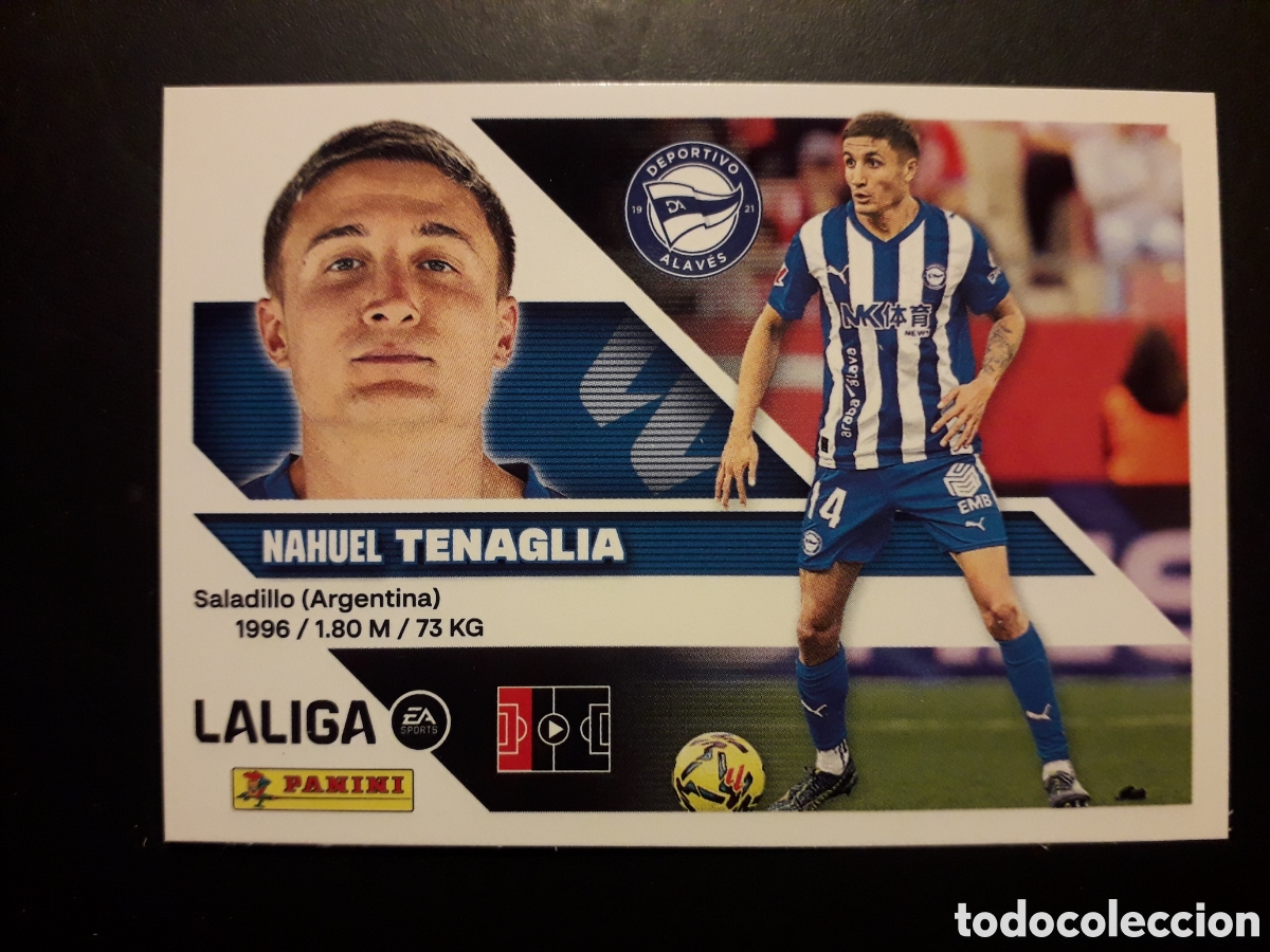 Cromos de f&uacute;tbol: TENAGLIA ALAV&Eacute;S N&deg; 7 ED ESTE 2026 2027 26 27 SIN PEGAR PEDIDO M&Iacute;NIMO 3&euro;