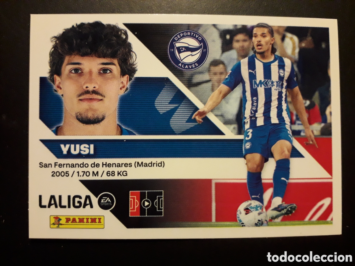 Cromos de f&uacute;tbol: YUSI ALAV&Eacute;S N&deg; 9 ED ESTE 2026 2027 26 27 SIN PEGAR PEDIDO M&Iacute;NIMO 3&euro;