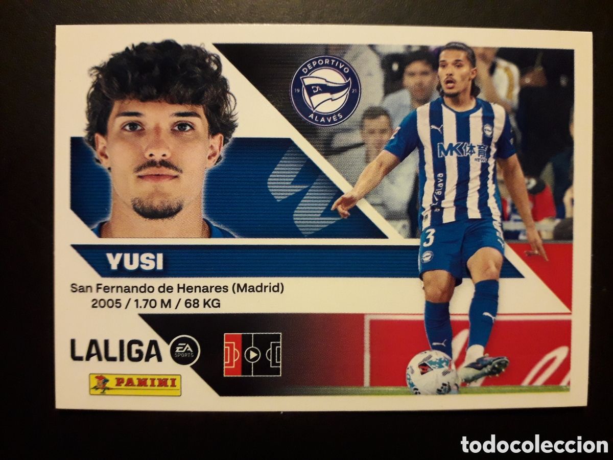 Cromos de f&uacute;tbol: YUSI ALAV&Eacute;S N&deg; 9 ED ESTE 2026 2027 26 27 SIN PEGAR PEDIDO M&Iacute;NIMO 3&euro;
