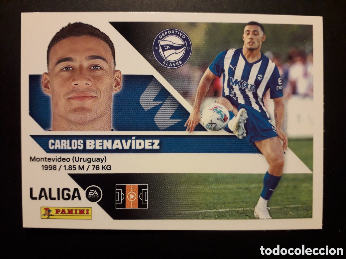 Cromos de f&uacute;tbol: BENAV&Iacute;DEZ ALAV&Eacute;S N&deg; 11 ED ESTE 2026 2027 26 27 SIN PEGAR PEDIDO M&Iacute;NIMO 3&euro;