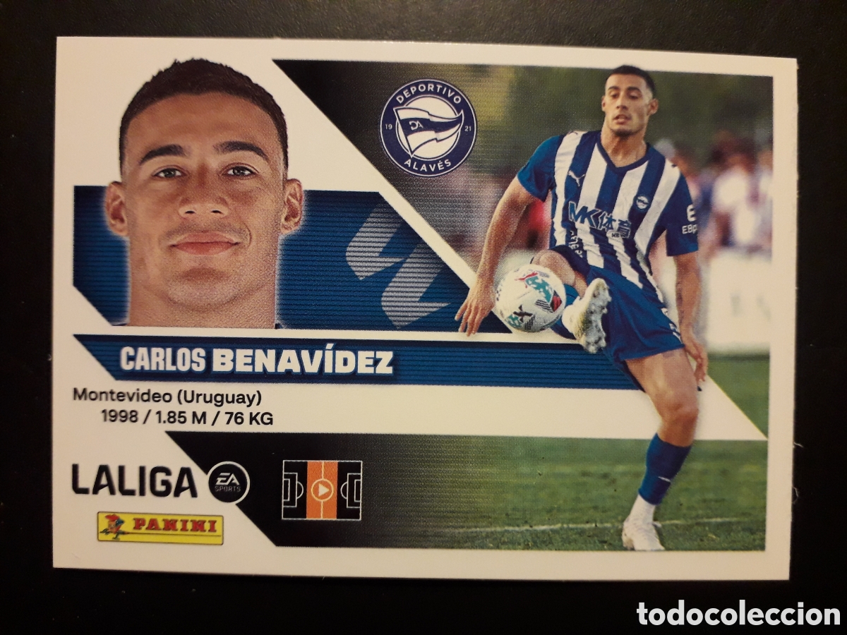Cromos de f&uacute;tbol: BENAV&Iacute;DEZ ALAV&Eacute;S N&deg; 11 ED ESTE 2026 2027 26 27 SIN PEGAR PEDIDO M&Iacute;NIMO 3&euro;