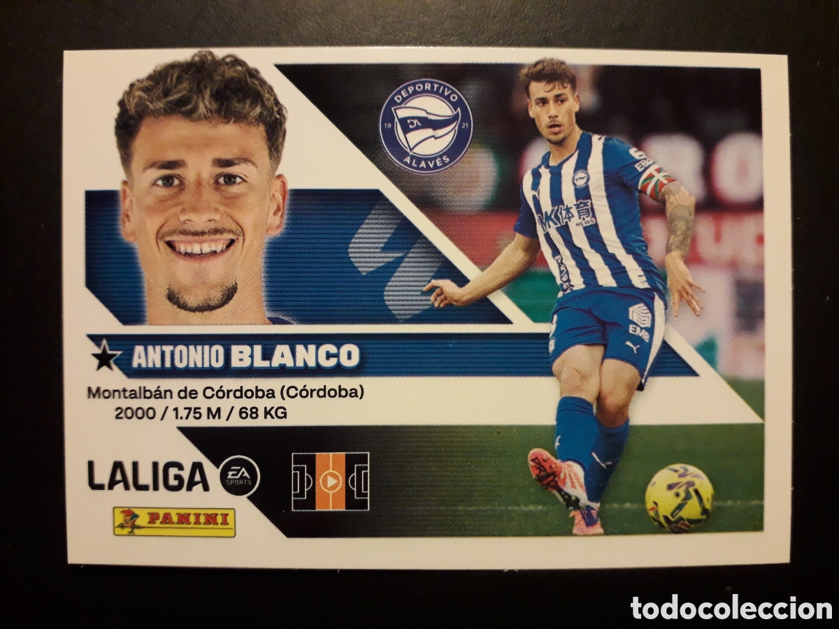 Cromos de f&uacute;tbol: BLANCO ALAV&Eacute;S N&deg; 12 ED ESTE 2026 2027 26 27 SIN PEGAR PEDIDO M&Iacute;NIMO 3&euro;