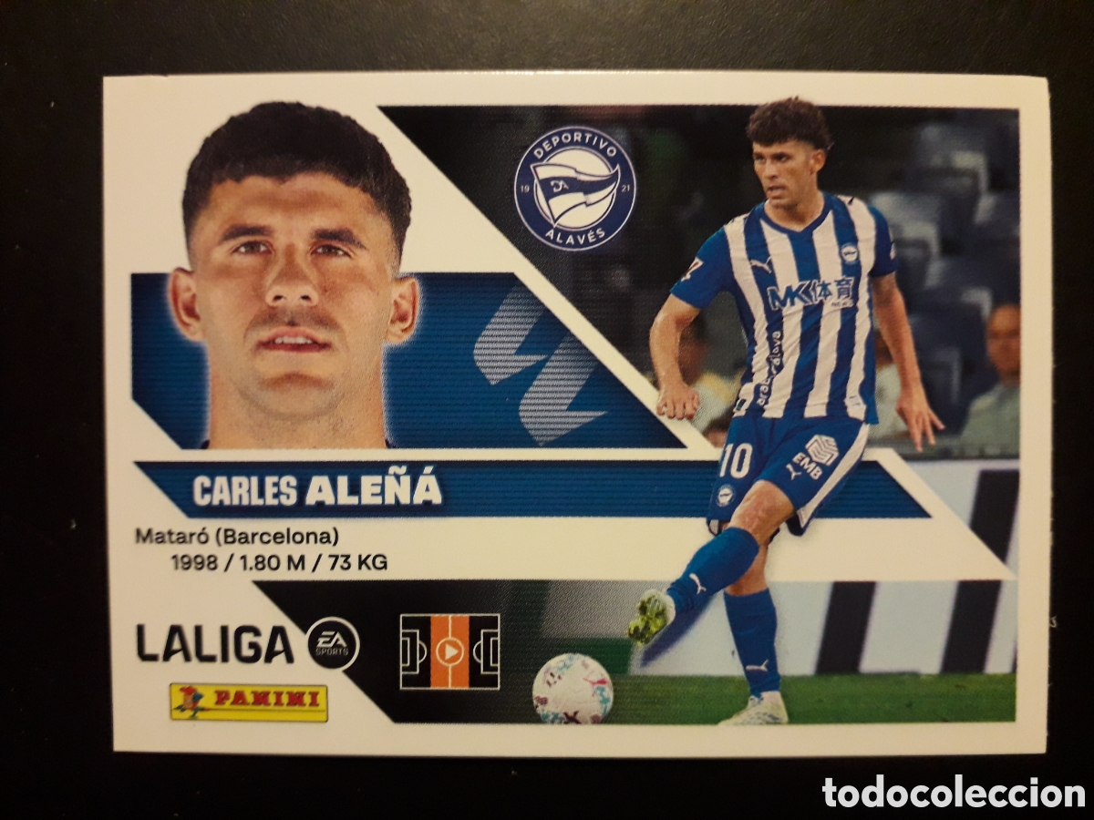 Cromos de f&uacute;tbol: ALE&Ntilde;&Agrave; ALAV&Eacute;S N&deg; 14 ED ESTE 2026 2027 26 27 SIN PEGAR PEDIDO M&Iacute;NIMO 3&euro;
