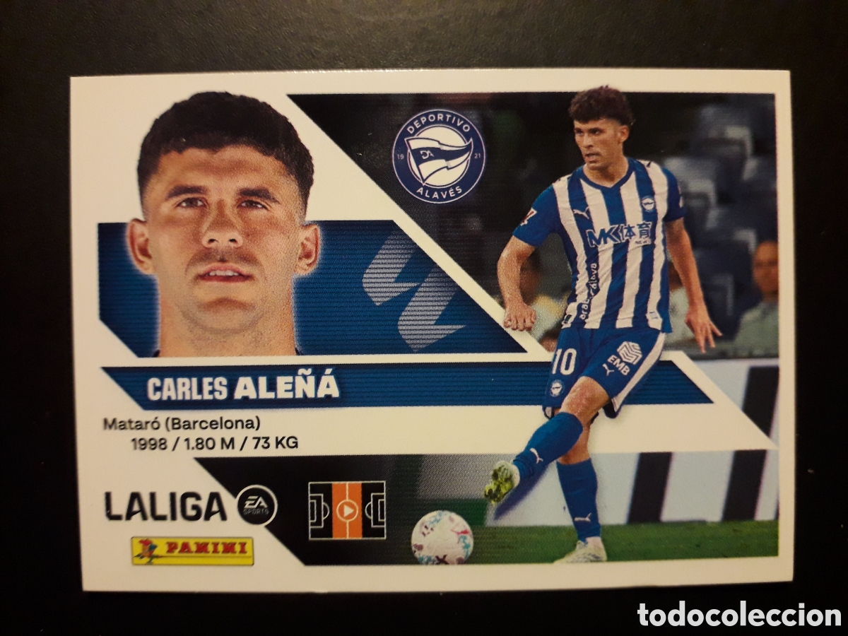 Cromos de f&uacute;tbol: ALE&Ntilde;&Agrave; ALAV&Eacute;S N&deg; 14 ED ESTE 2026 2027 26 27 SIN PEGAR PEDIDO M&Iacute;NIMO 3&euro;