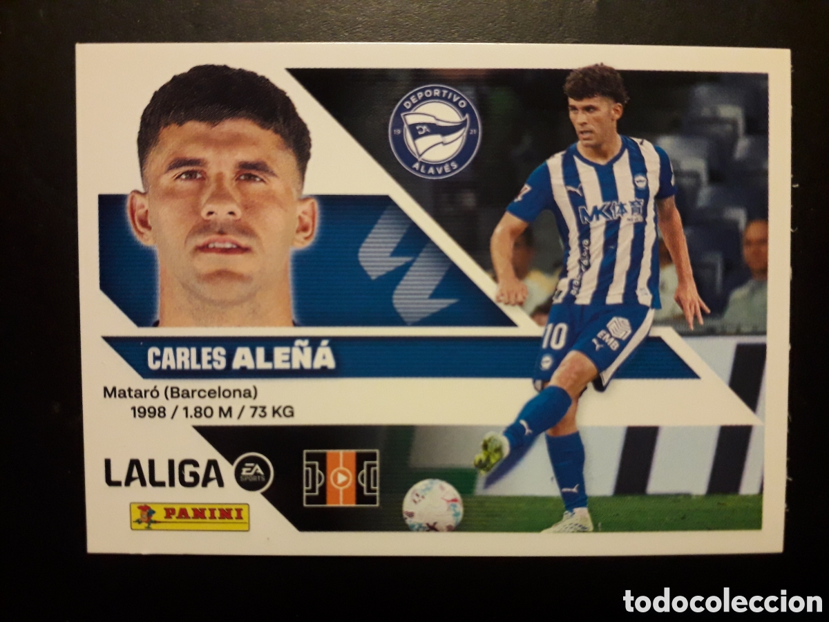 Cromos de f&uacute;tbol: ALE&Ntilde;&Agrave; ALAV&Eacute;S N&deg; 14 ED ESTE 2026 2027 26 27 SIN PEGAR PEDIDO M&Iacute;NIMO 3&euro;