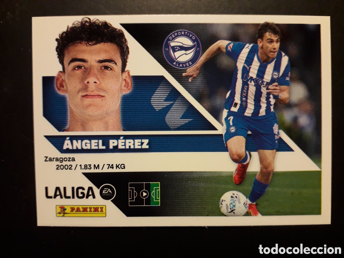 Cromos de f&uacute;tbol: &Aacute;NGEL P&Eacute;REZ ALAV&Eacute;S N&deg; 17 ED ESTE 2026 2027 26 27 SIN PEGAR PEDIDO M&Iacute;NIMO 3&euro;