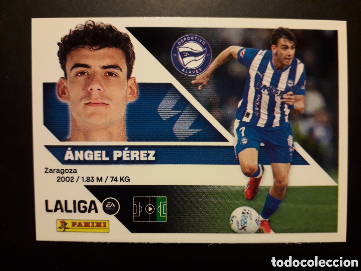Cromos de f&uacute;tbol: &Aacute;NGEL P&Eacute;REZ ALAV&Eacute;S N&deg; 17 ED ESTE 2026 2027 26 27 SIN PEGAR PEDIDO M&Iacute;NIMO 3&euro;