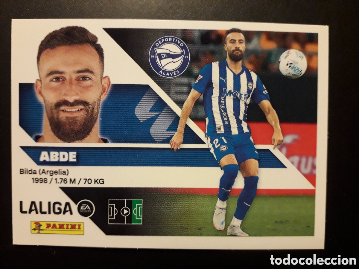 Cromos de f&uacute;tbol: ABDE ALAV&Eacute;S N&deg; 18A ED ESTE 2026 2027 26 27 SIN PEGAR PEDIDO M&Iacute;NIMO 3&euro;