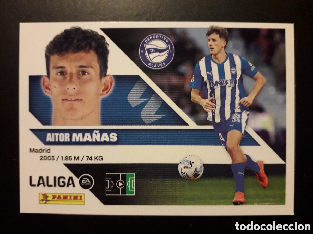 Cromos de f&uacute;tbol: MA&Ntilde;AS ALAV&Eacute;S N&deg; 18B ED ESTE 2026 2027 26 27 SIN PEGAR PEDIDO M&Iacute;NIMO 3&euro;