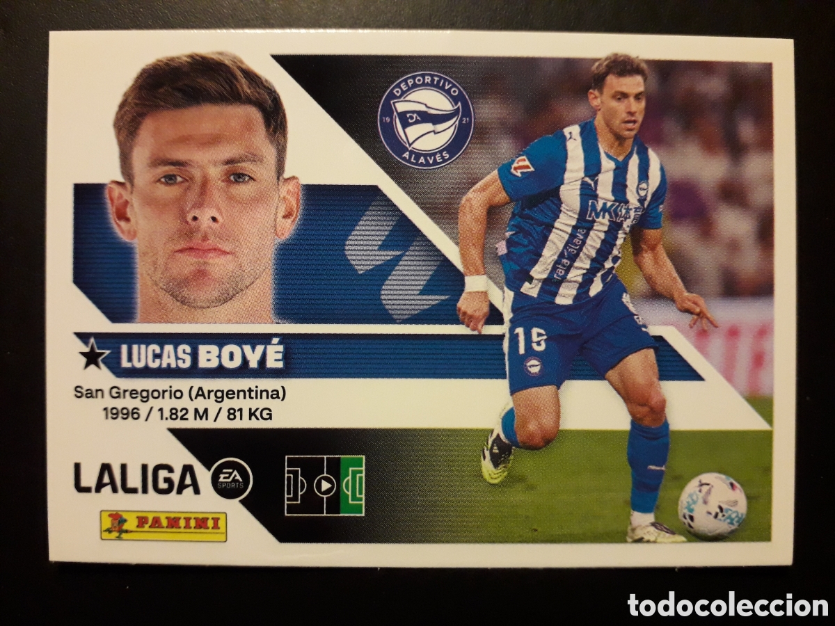 Cromos de f&uacute;tbol: BOY&Eacute; ALAV&Eacute;S N&deg; 20 ED ESTE 2026 2027 26 27 SIN PEGAR PEDIDO M&Iacute;NIMO 3&euro;