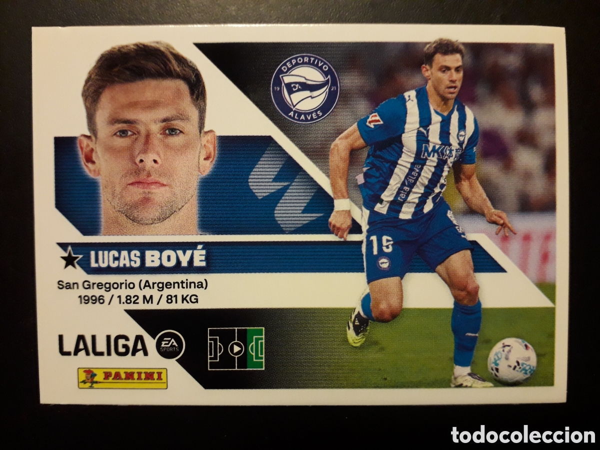 Cromos de f&uacute;tbol: BOY&Eacute; ALAV&Eacute;S N&deg; 20 ED ESTE 2026 2027 26 27 SIN PEGAR PEDIDO M&Iacute;NIMO 3&euro;.