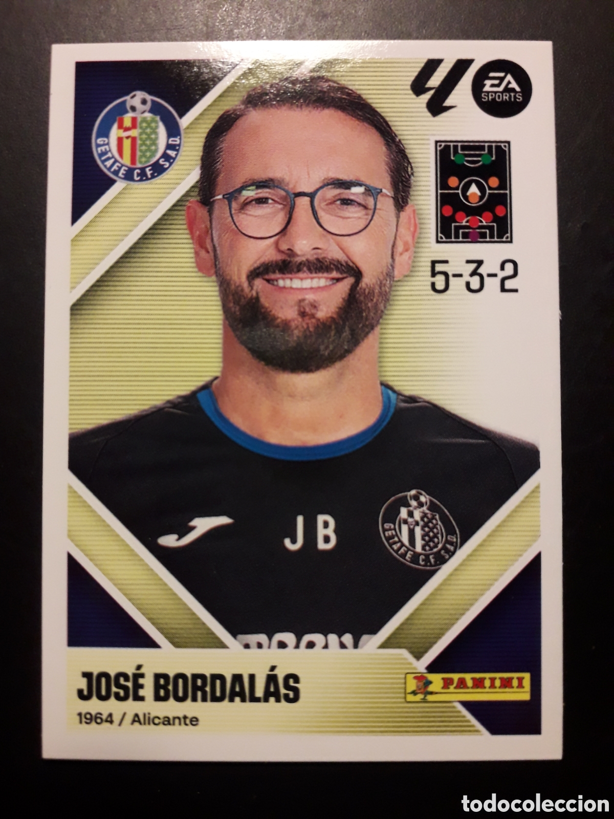 Cromos de f&uacute;tbol: JOS&Eacute; BORDAL&Aacute;S GETAFE N&deg; 2 ED ESTE 2026 2027 26 27 SIN PEGAR PEDIDO M&Iacute;NIMO 3&euro;