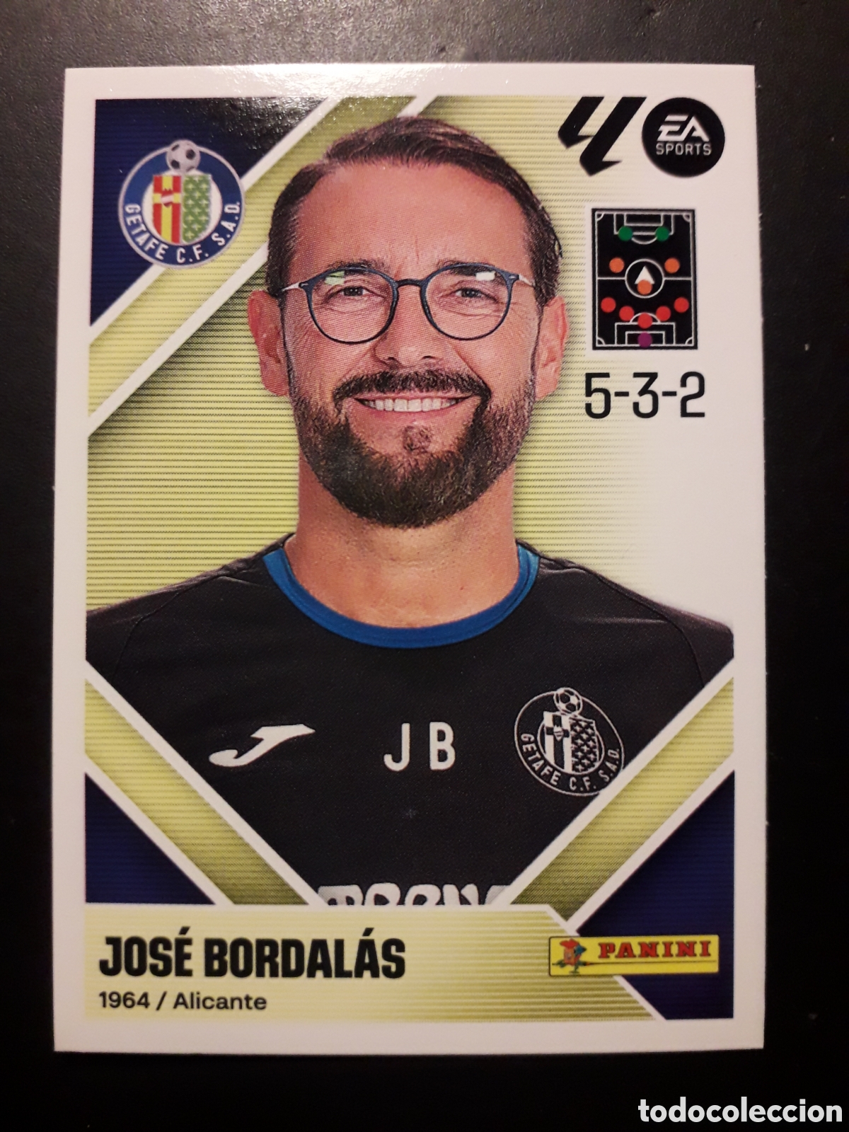 Cromos de f&uacute;tbol: JOS&Eacute; BORDAL&Aacute;S GETAFE N&deg; 2 ED ESTE 2026 2027 26 27 SIN PEGAR PEDIDO M&Iacute;NIMO 3&euro;