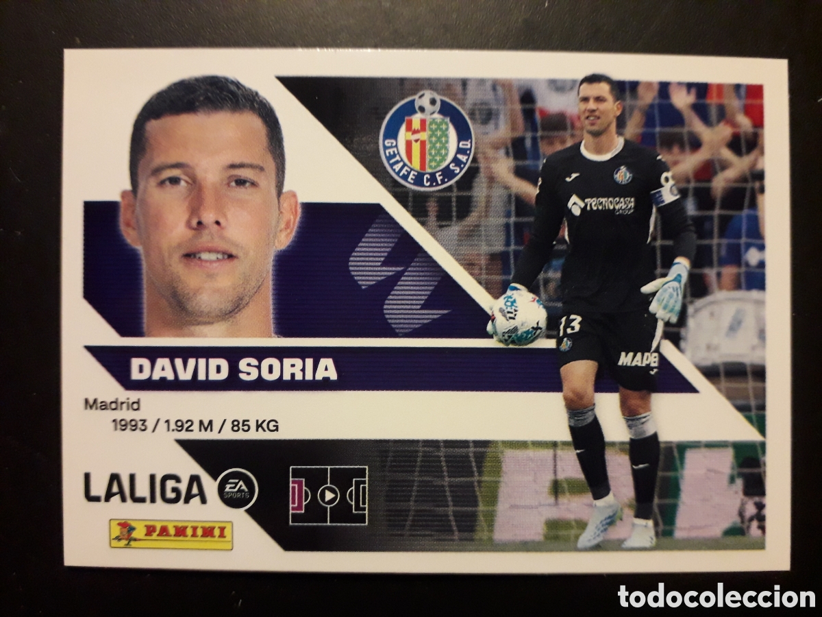 Cromos de f&uacute;tbol: DAVID SORIA GETAFE N&deg; 3 ED ESTE 2026 2027 26 27 SIN PEGAR PEDIDO M&Iacute;NIMO 3&euro;