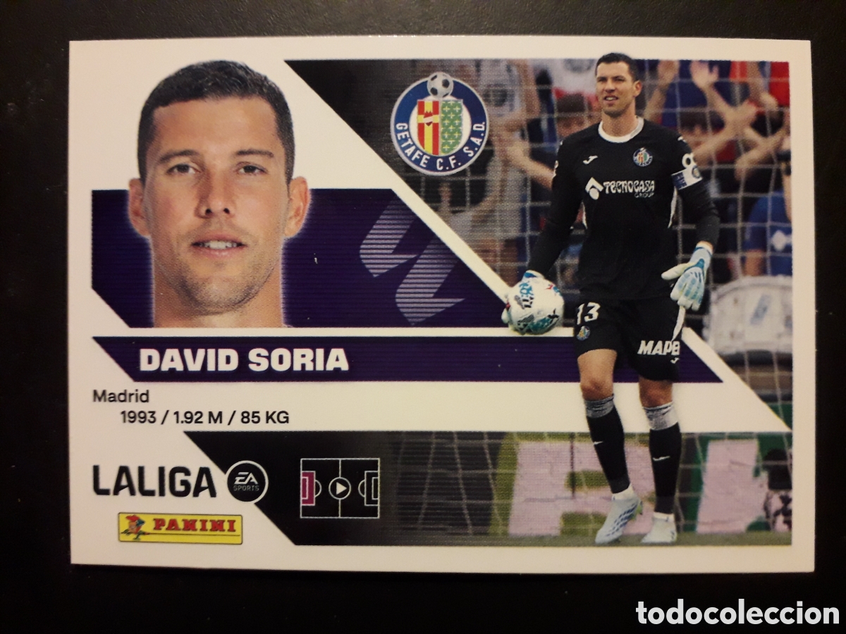 Cromos de f&uacute;tbol: DAVID SORIA GETAFE N&deg; 3 ED ESTE 2026 2027 26 27 SIN PEGAR PEDIDO M&Iacute;NIMO 3&euro;
