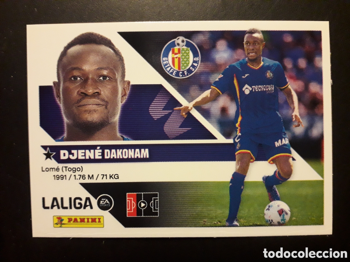 Cromos de f&uacute;tbol: DJEN&Eacute; GETAFE N&deg; 6 ED ESTE 2026 2027 26 27 SIN PEGAR PEDIDO M&Iacute;NIMO 3&euro;.