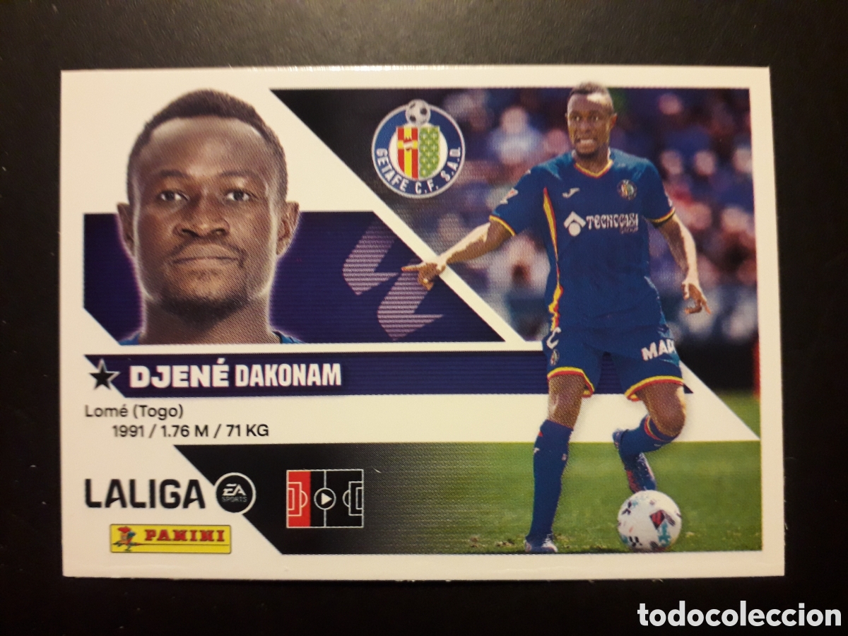 Cromos de f&uacute;tbol: DJEN&Eacute; GETAFE N&deg; 6 ED ESTE 2026 2027 26 27 SIN PEGAR PEDIDO M&Iacute;NIMO 3&euro;