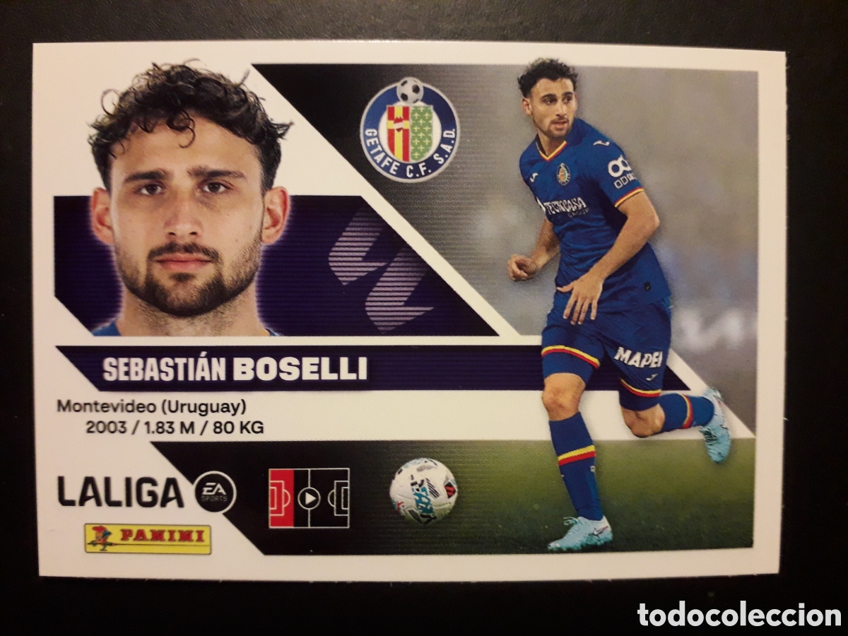 Cromos de f&uacute;tbol: BOSELLI GETAFE N&deg; 7 ED ESTE 2026 2027 26 27 SIN PEGAR PEDIDO M&Iacute;NIMO 3&euro;