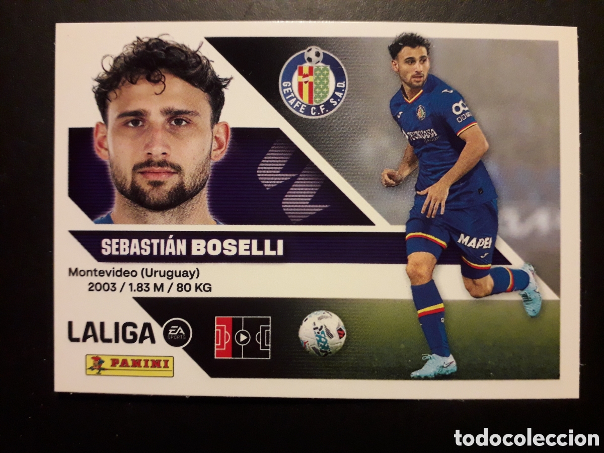Cromos de f&uacute;tbol: BOSELLI GETAFE N&deg; 7 ED ESTE 2026 2027 26 27 SIN PEGAR PEDIDO M&Iacute;NIMO 3&euro;