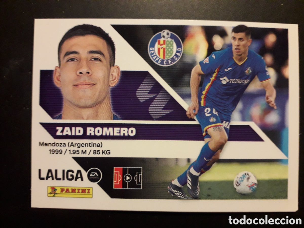 Cromos de f&uacute;tbol: ZAID ROMERO GETAFE N&deg; 9 ED ESTE 2026 2027 26 27 SIN PEGAR PEDIDO M&Iacute;NIMO 3&euro;