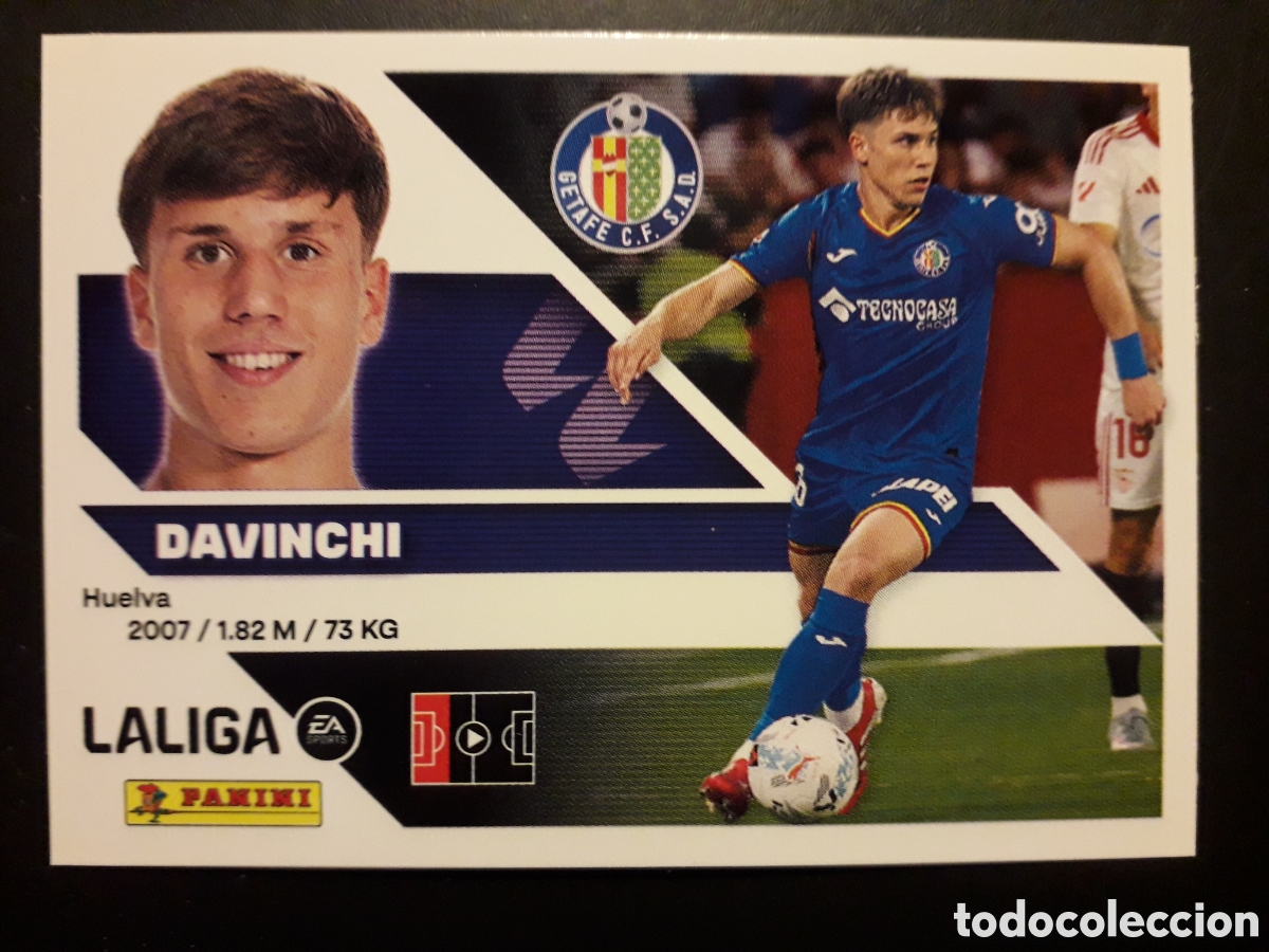 Cromos de f&uacute;tbol: DAVINCHI GETAFE N&deg; 10 ED ESTE 2026 2027 26 27 SIN PEGAR PEDIDO M&Iacute;NIMO 3&euro;