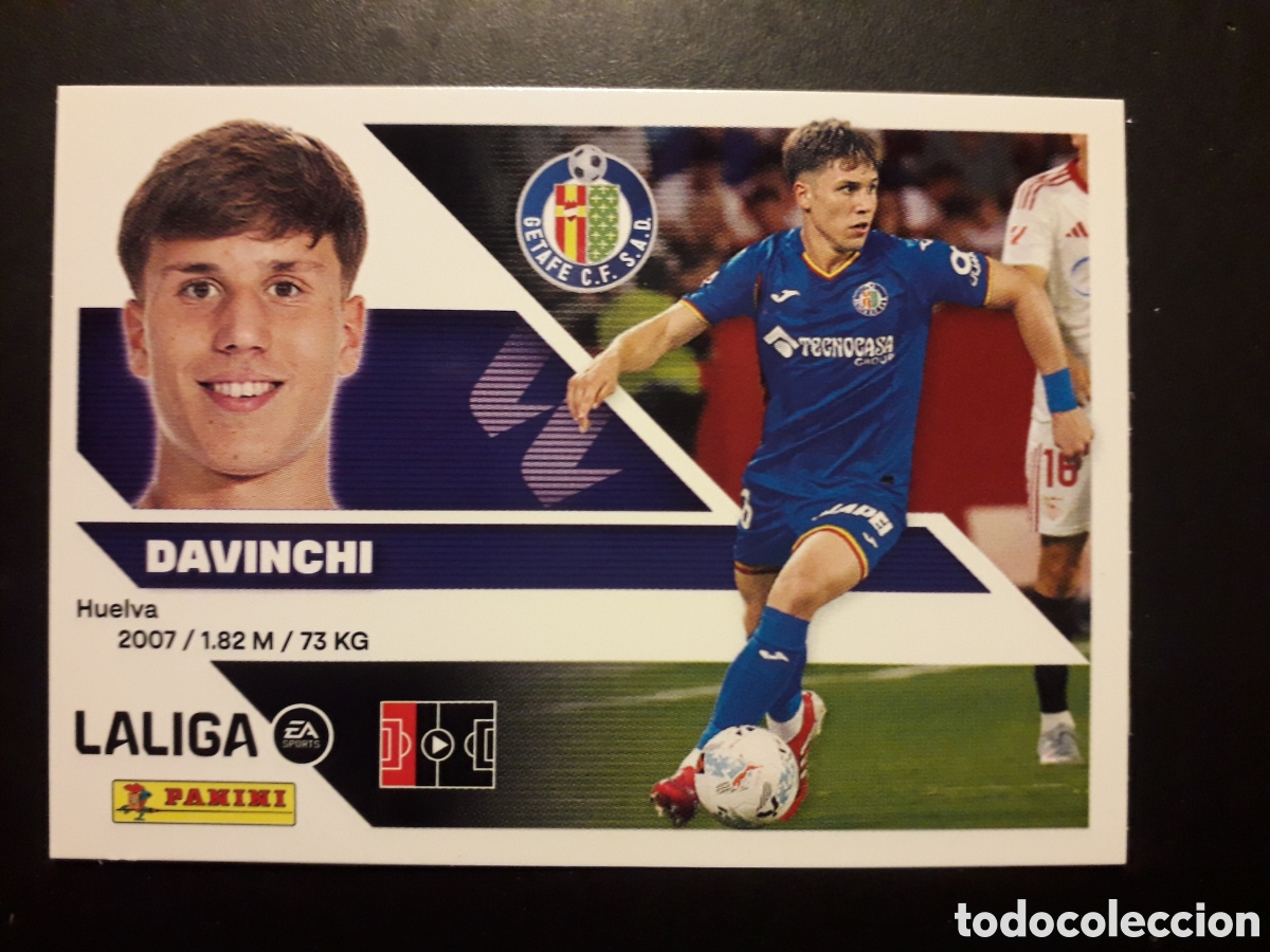 Cromos de f&uacute;tbol: DAVINCHI GETAFE N&deg; 10 ED ESTE 2026 2027 26 27 SIN PEGAR PEDIDO M&Iacute;NIMO 3&euro;